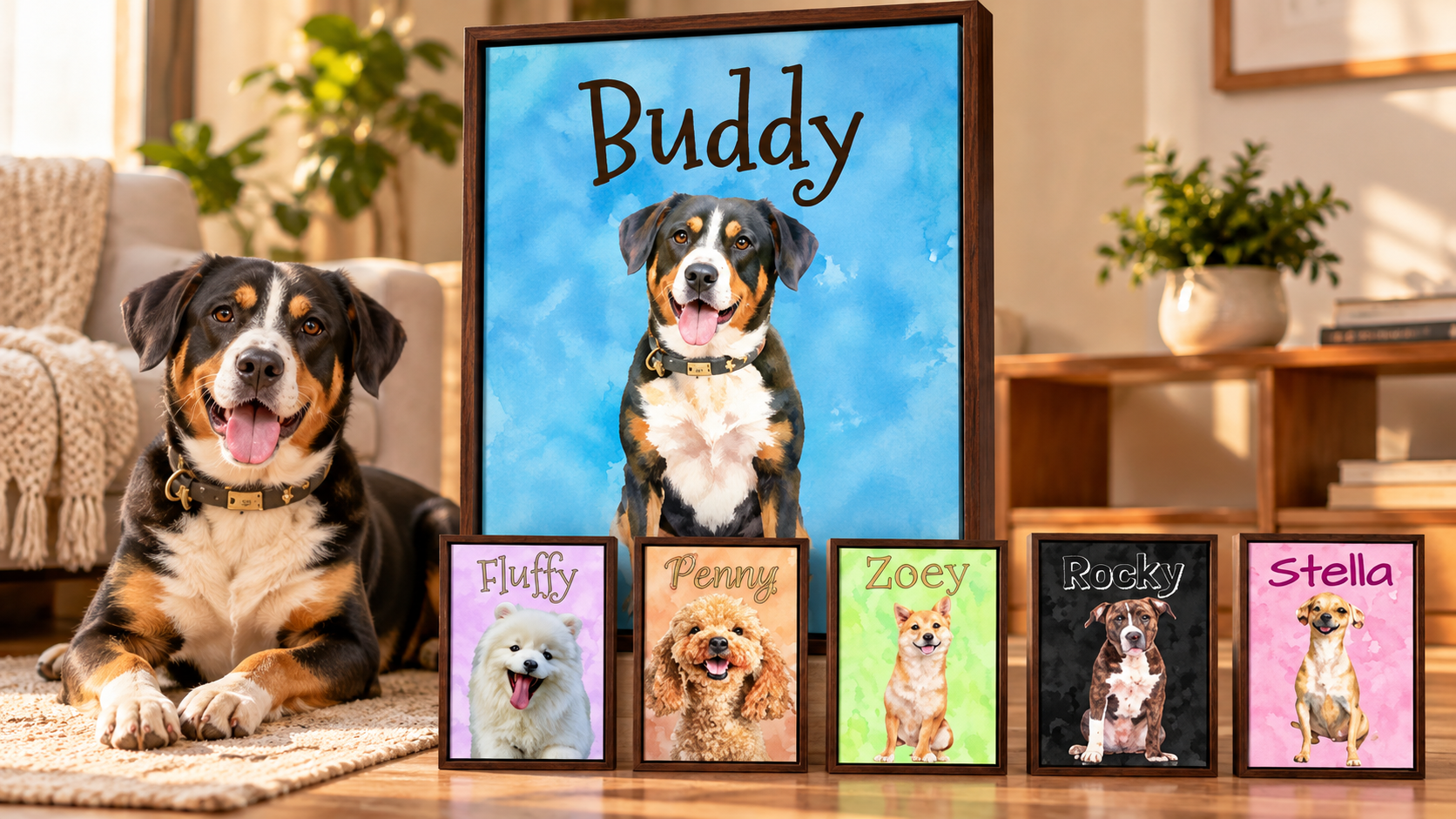 Why Choose the PawFurEver Custom Watercolor Style Pet Portrait?