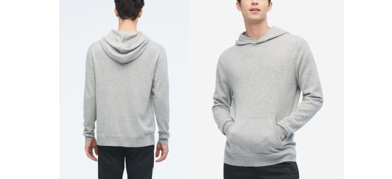 Cashmere Pullover Hoodie For Men