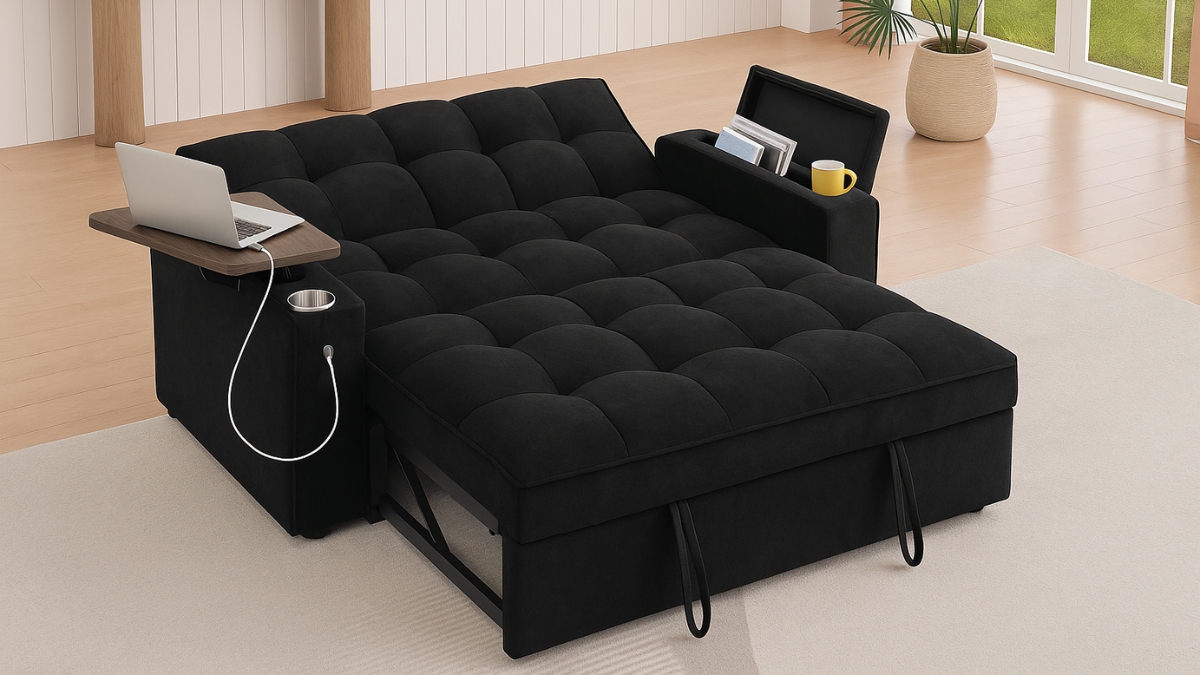 You’ll Love This Convertible Sleeper Sofa for Its Features and Function