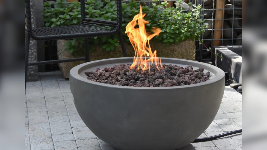 BBQGuys Signature Eldora 42-Inch Round Propane Fire Bowl: The Ultimate Fog Finish Centerpiece