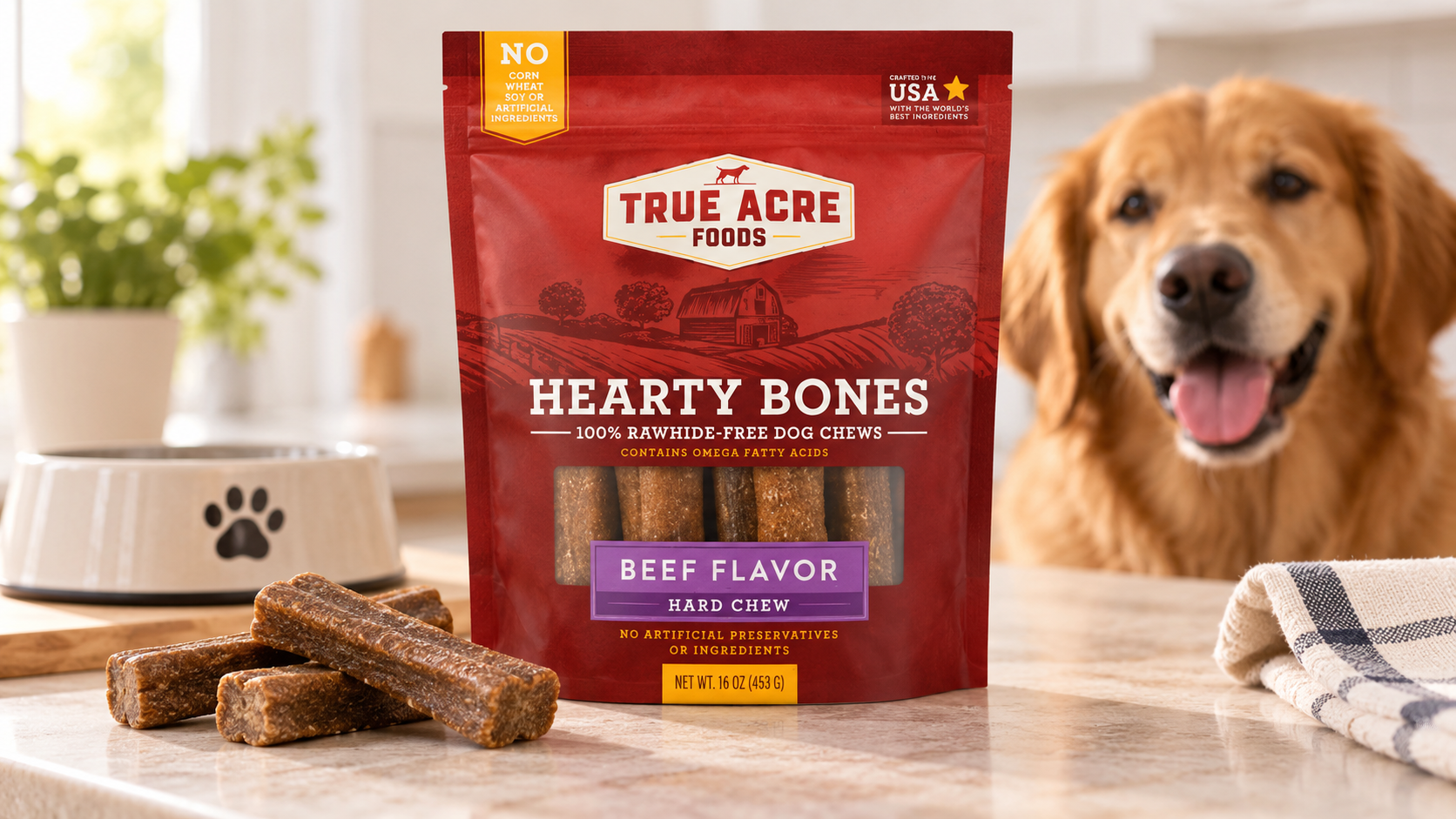 How True Acre Foods Hearty Bones Beef Treats Compare With Other Chews