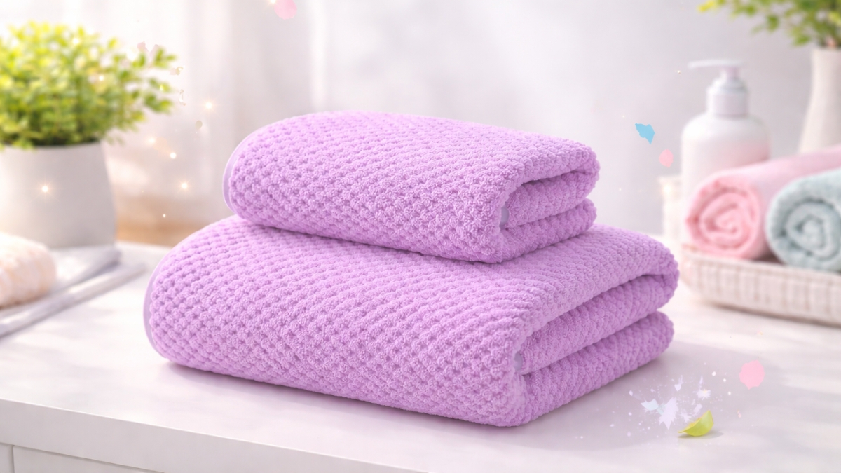 How This Microfiber Bath Towel Fits Your Simple Bathroom Needs