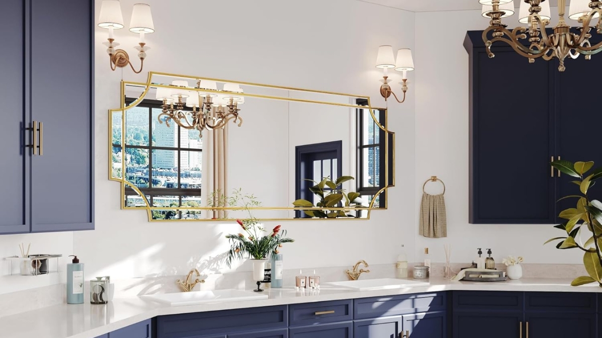 Why the Kelly Miller Large Gold Full Length Mirror Is Going Viral on Amazon
