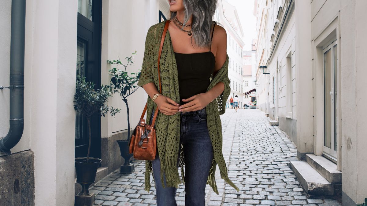 What Makes the HOTOUCH Women's Crochet Cardigan the Ultimate Boho-Chic Kimono Sweater