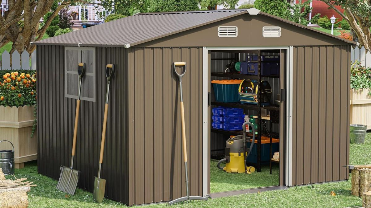 The Ultimate 10FT x 8FT Outdoor Storage Shed: Secure Your Garden Tools in Style