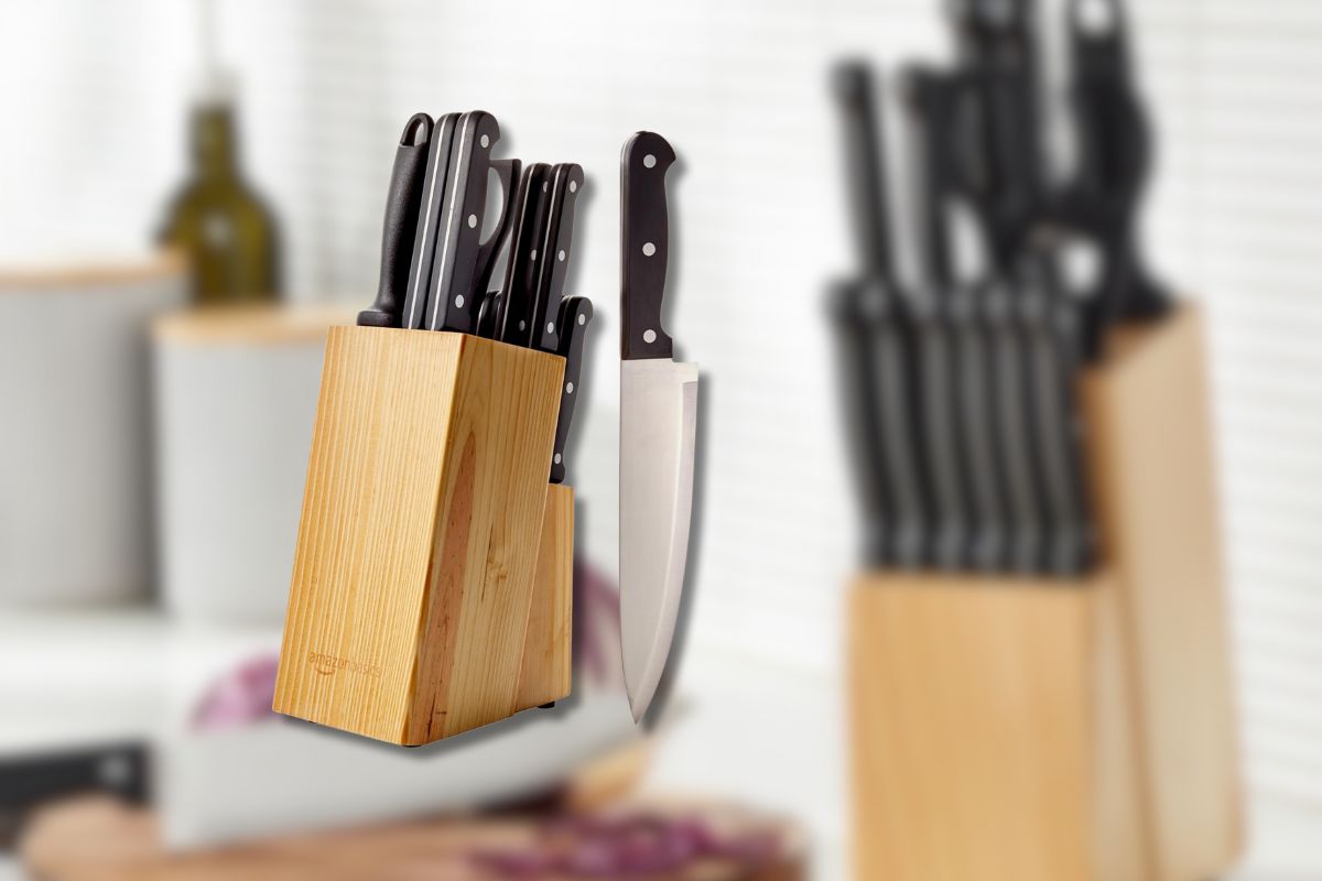 AmazonBasics 14-Piece Knife Block Set: Premium Quality at a Budget Price
