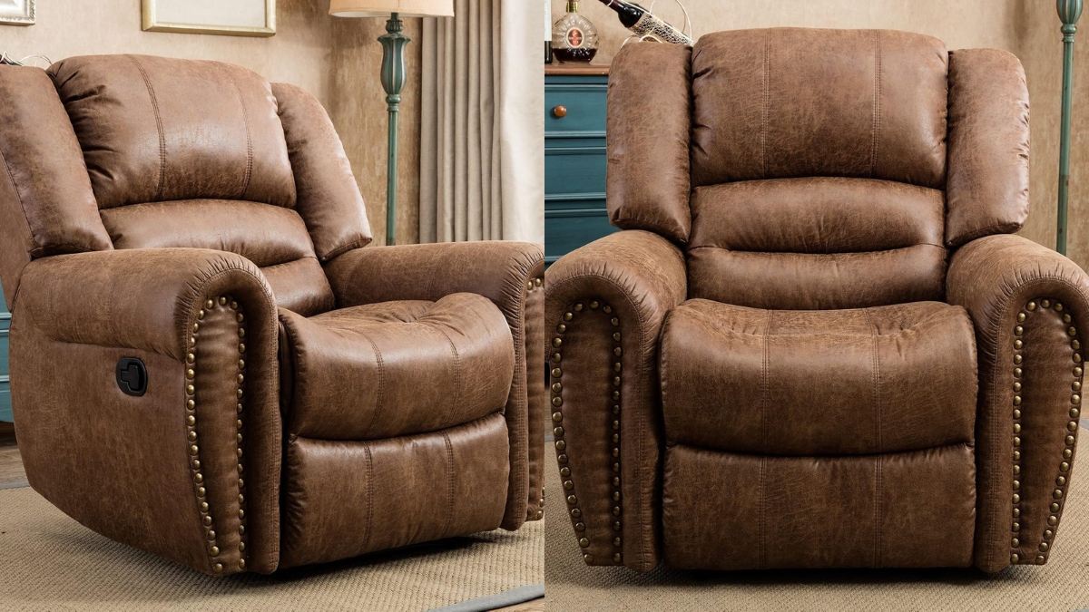 This CANMOV Leather Recliner Chair Is the Comfy Upgrade You Deserve