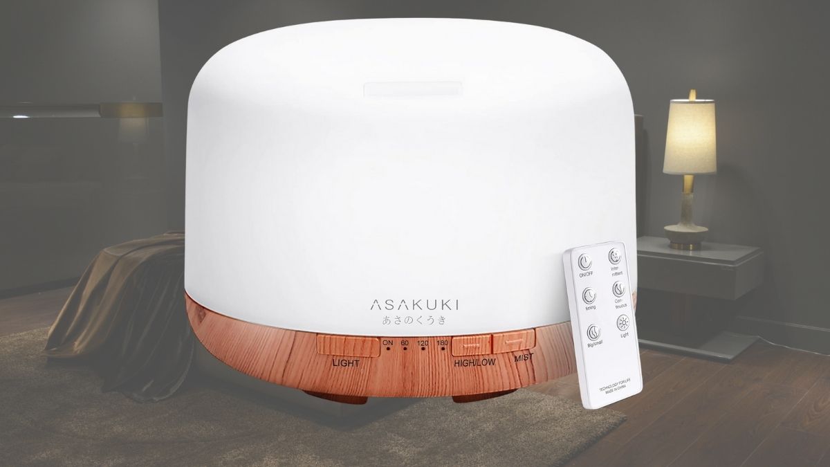 ASAKUKI 500ml Premium Essential Oil Diffuser: Bring Calm and Comfort Into Your Space
