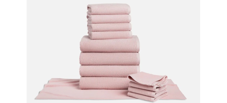 Organic Ribbed Towel Move-In Bundle