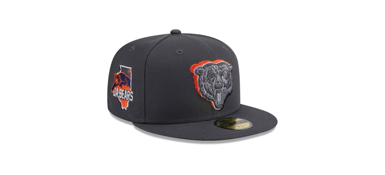 Chicago Bears New Era Official 2024 NFL Hat