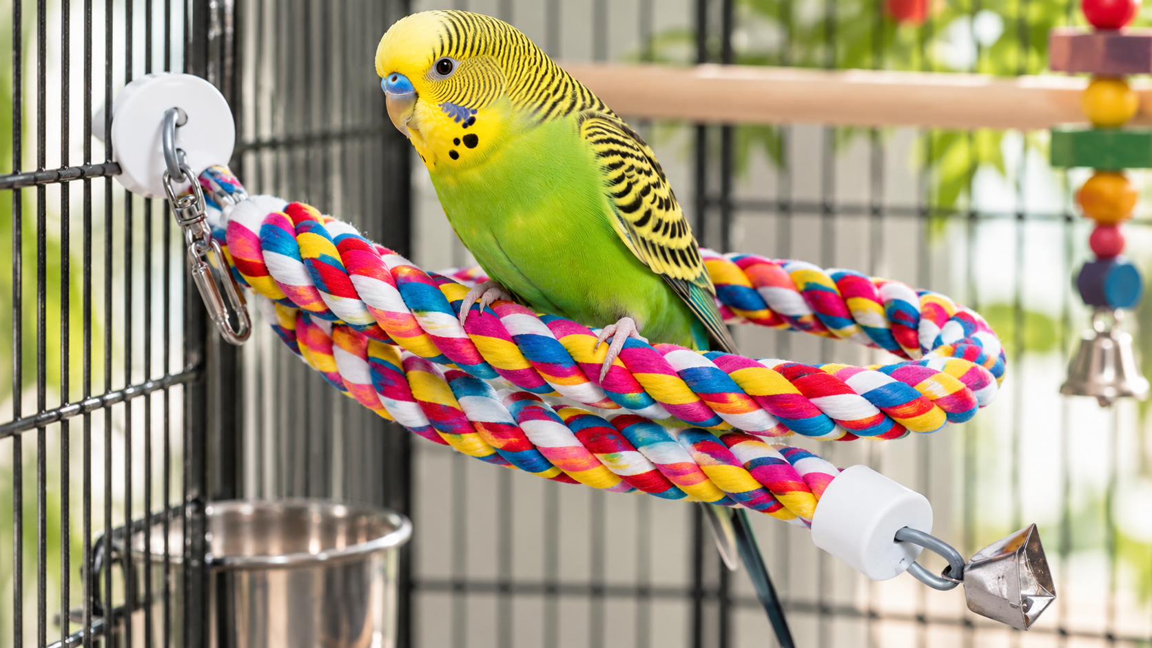 How to Use the Super Bird Creations Rope Bungee Bird Perch Safely