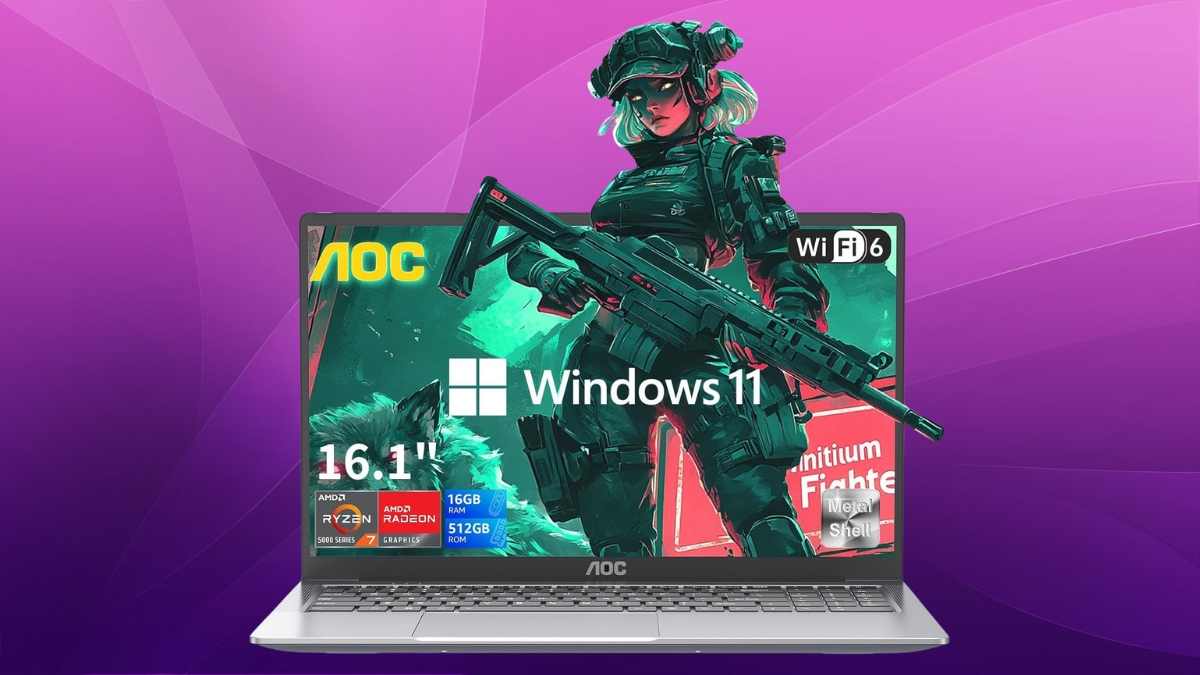 The AOC AX16 Pro Laptop Handles Work, Gaming, and Streaming Easily