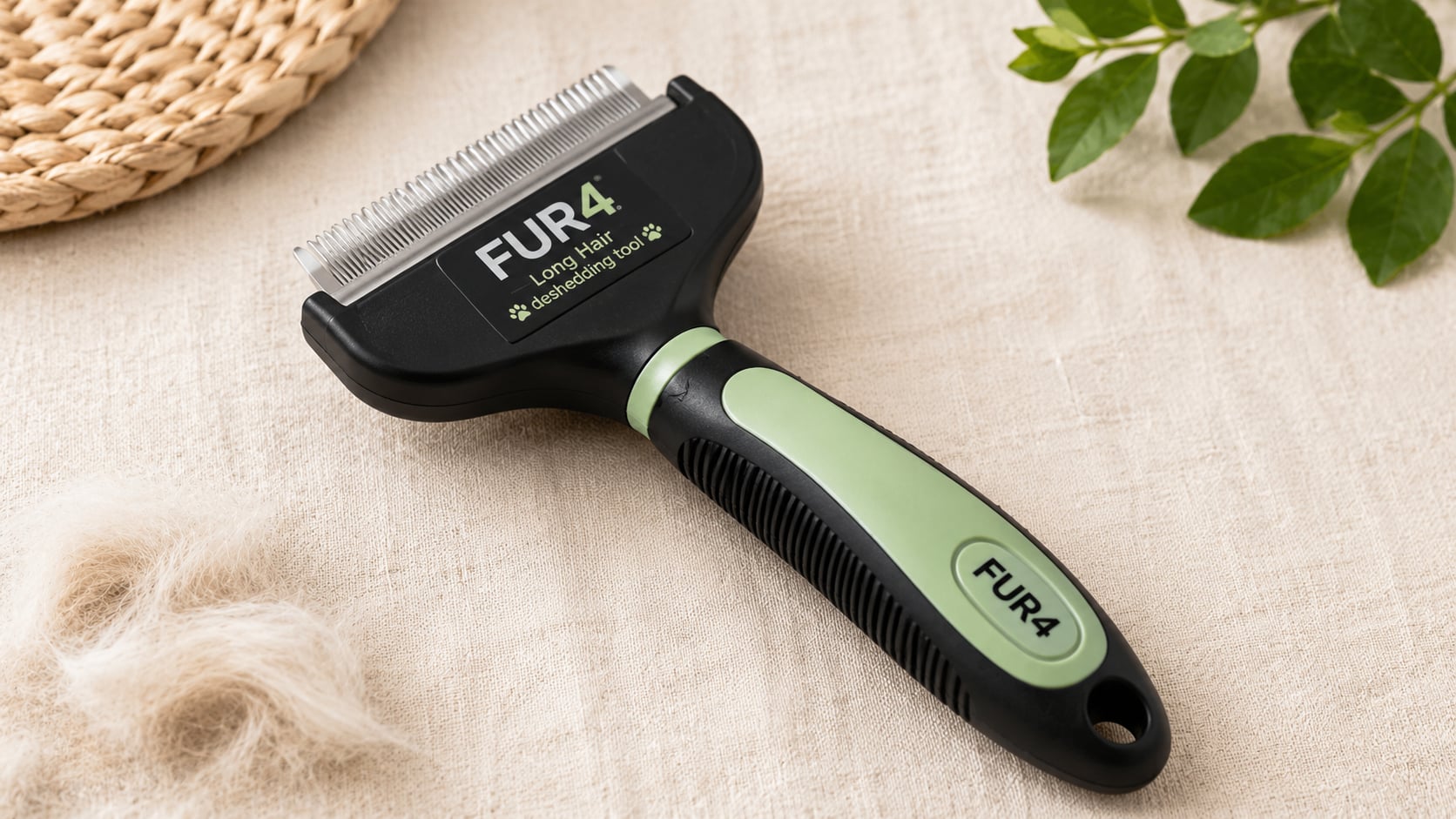 This FUR4 Long Hair Dog Deshedding Tool Makes Grooming Long-Coated Dogs Much Easier