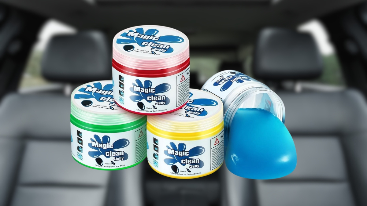 You’ll Be Shocked at What DNA MOTORING Car Cleaning Gel Pulls Out of Crevices