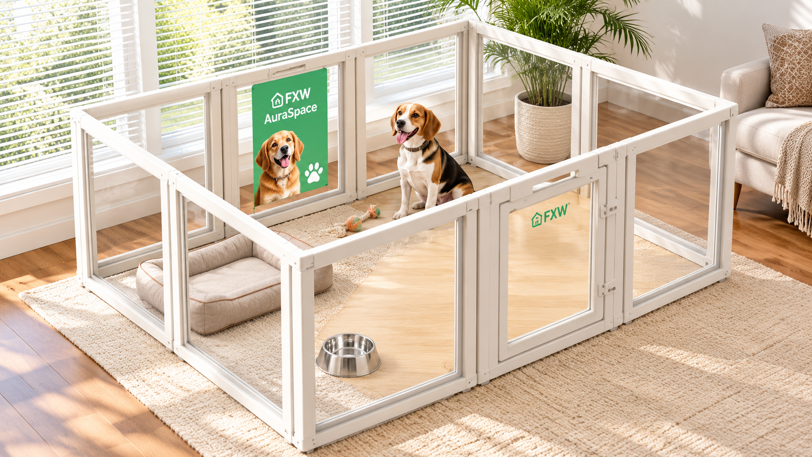 Why the FXW AuraSpace Indoor Dog Playpen May Suit Your Home