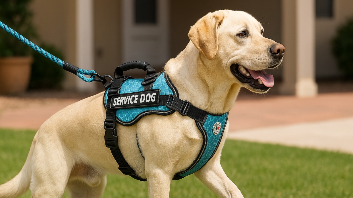 How the Cymiler No-Pull Reflective Service Dog Harness Makes Walks Safer and Easier