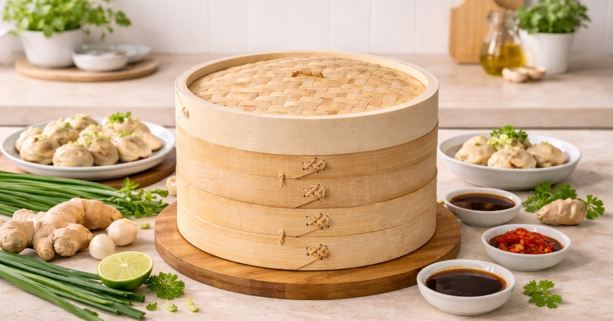 Why the Joyce Chen 2-Tier Bamboo Steamer Baskets Are Still a Kitchen Favorite