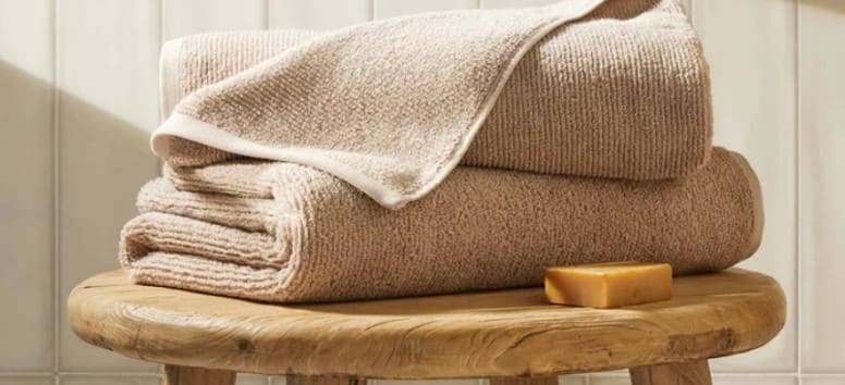 Organic Ribbed Bath Towel Bundle