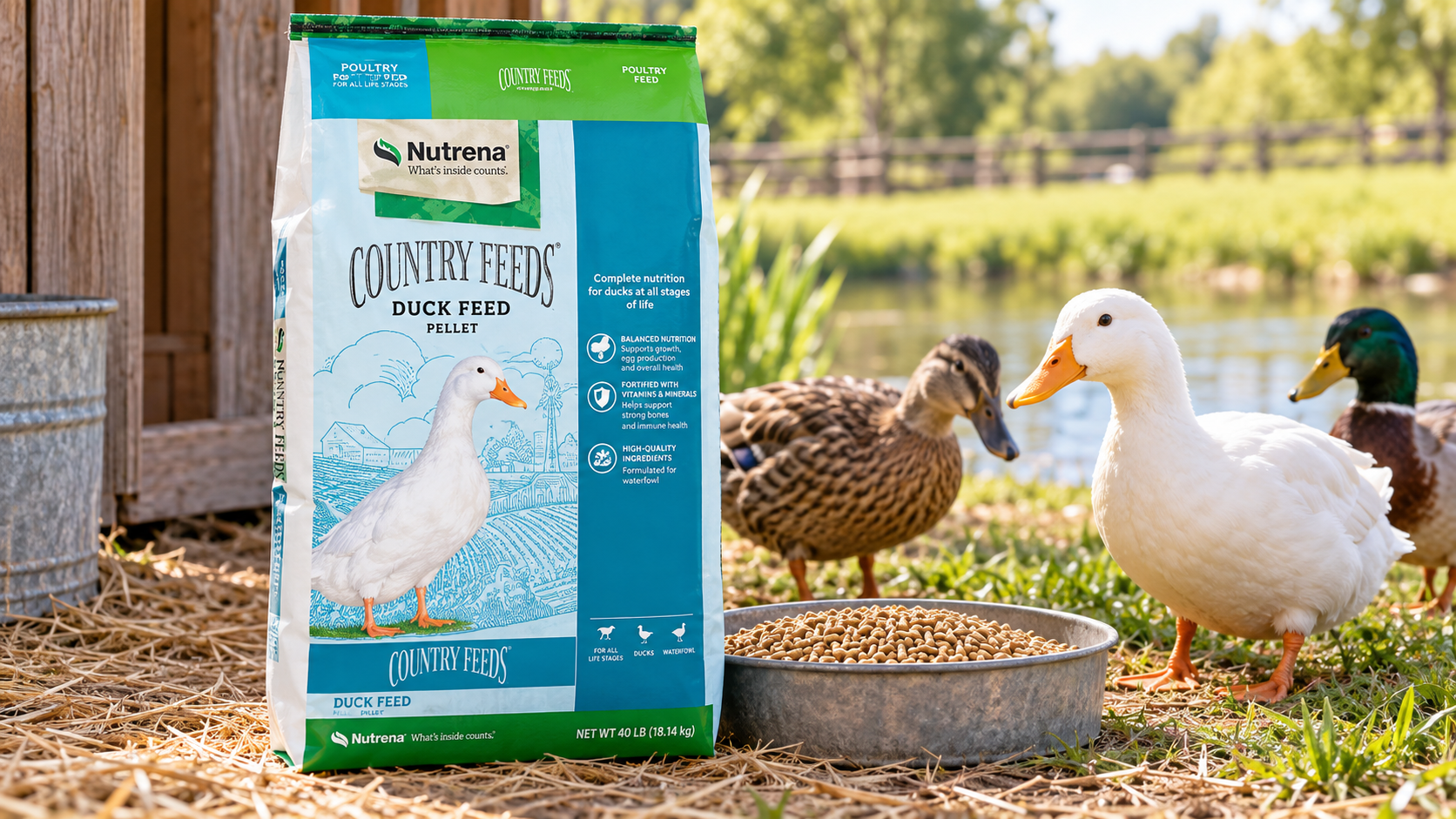 What Makes Nutrena Country Feeds Duck Feed Different From Poultry Feed?