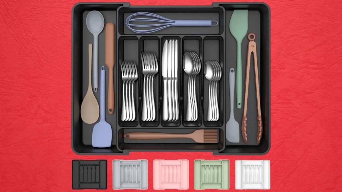 Ukeetap Extra Large Expandable Silverware Organizer: A Practical Kitchen Drawer Organizer
