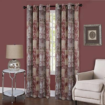 Achim Home Furnishings Vogue Grommet Window Curtain Panel, 50" x 84", Marsala