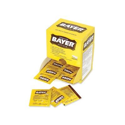 Acme United 12408 Bayer Aspirin Packets 2 Tablets Per Pack 50/BX