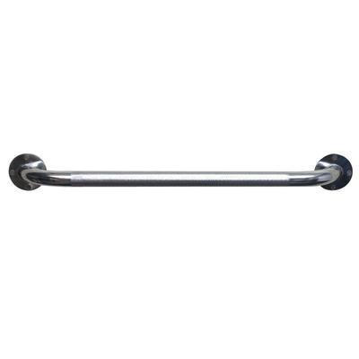 DMI Institutional 24 in. Knurled Grab Bar in Chrome, Grey