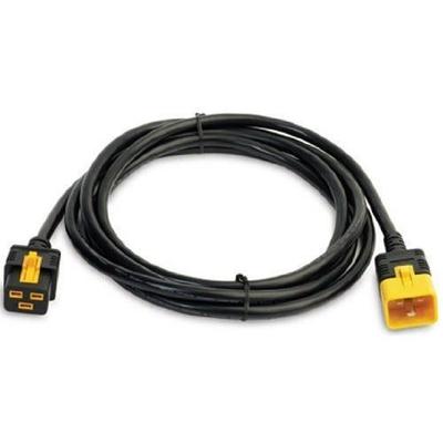Apc Power Cable Iec 320 En 60320 C19 Iec 320 En 60320 C20 10 Ft Latched Black