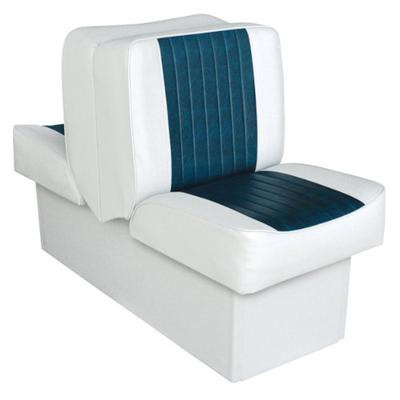 Wise 8WD707P-1-924 Deluxe Lounge Seat (White/Navy)