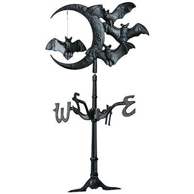 Whitehall Products Halloween Bat Rooftop Weathervane, Black