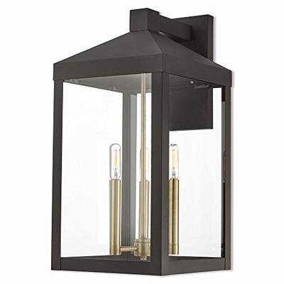 Livex Lighting 20585-07 Nyack Bronze 3 Light Outdoor Wall Lantern