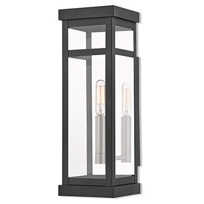 Livex Lighting 20703-04 Hopewell 1 Light Outdoor Wall Lantern Black