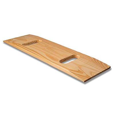 DMI Wooden Slide Transfer Board, 440 lb Capacity Heavy Duty Slide Boards for Transfers of Seniors an