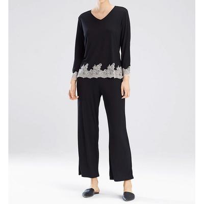Natori Luxe Shangri-La PJ Set (Black S) Model: F76356