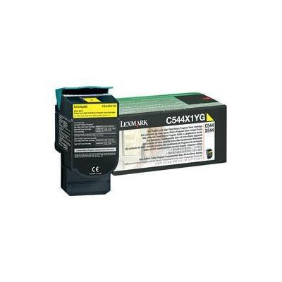 Lexmark C544X1YG High-Yield Yellow Laser Toner