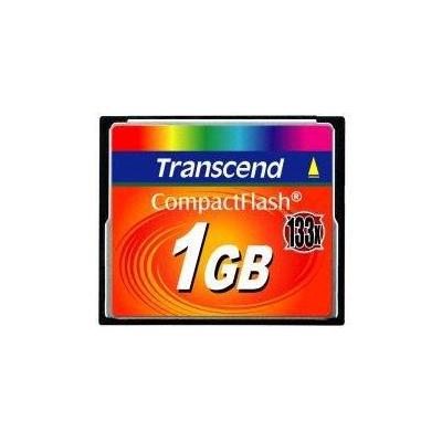 Transcend INFORMATION 1GB COMPACT FLASH CARD 133X SPEED ATA Interface Low Power Consumption
