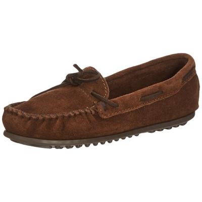 Minnetonka Moccasin (Tod/Yth) - Chocolate-8 Toddler