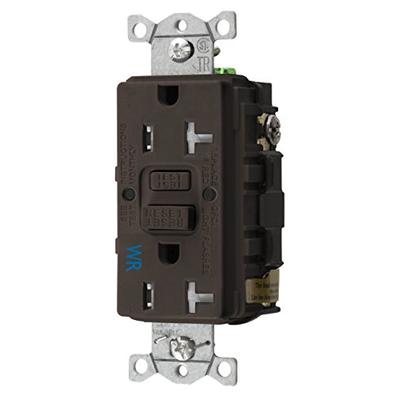 Bryant Electric GFTWRST20 20 Amp 125V Commercial/Residential Self Test Tamper-Resistant and Weather