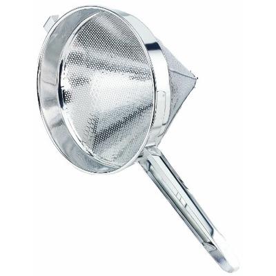 Crestware 12-Inch Fine Mesh Strainer, Stainless Steel, China Cap Strainer