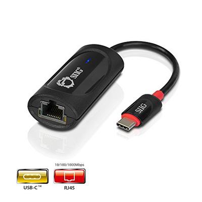 SIIG USB Type C to Gigabit Ethernet Adapter - 10/100/1000 Mbps LAN adapter for Windows and Mac Syste