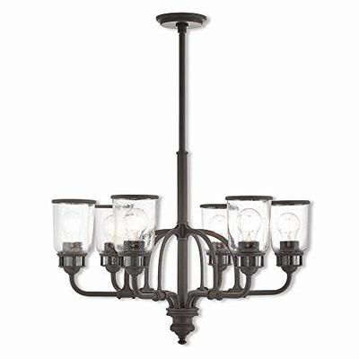 Livex Lighting 40026-07 Lawrenceville Bronze 6 Light Chandelier