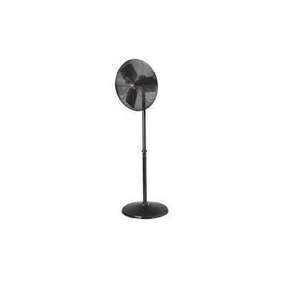 Dayton 30" 115 V 7250 CFM Non-Oscillating Air Circulator With Pedestal (1RWB5) - Gloss Black