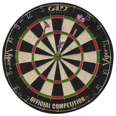 GLD Products Viper Shot King Bristle Dartboard GLD-42-6002