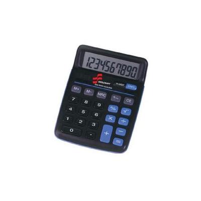 Skilcraft 10-Digit Calculator (10 Characters - Solar, Battery Powered - Black)