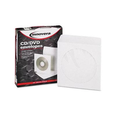 Innovera ENVELOPE,CD/DVD,50PK,WHT