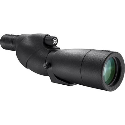 BARSKA AD12354 20-60x65 WP Level Straight Spotting Scope, Black