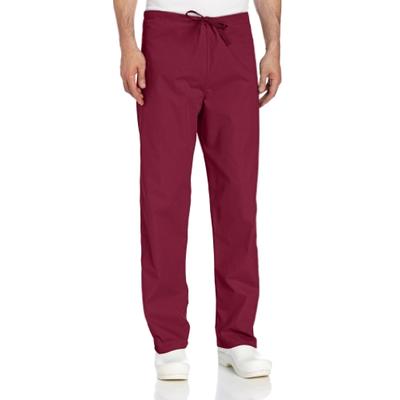 Landau Unisex Scrub Pant, Wine, Medium