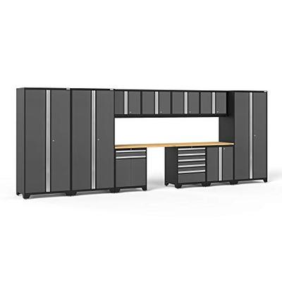 NewAge Products Pro 3.0 Gray 12 Piece Set, Garage Cabinets, 52118