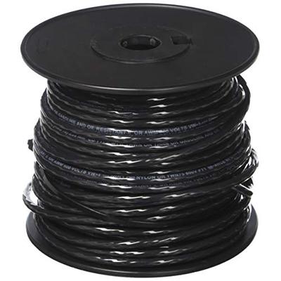 Building Wire, THHN, 10 AWG, Black, 100ft