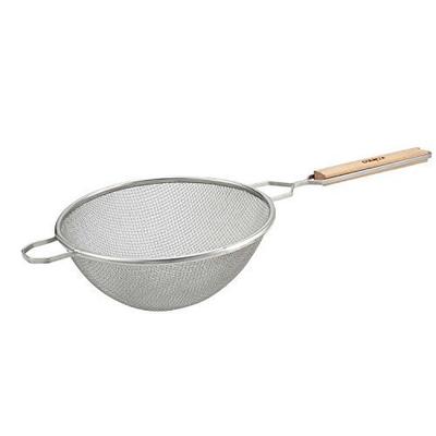 Winco Strainer, 10.5-Inch Diameter, Double Fine Mesh